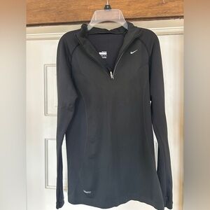 Nike Black FIT DRY quarter zip